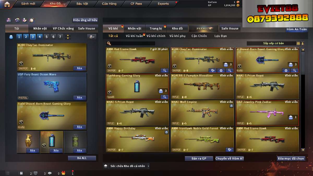 shop acc cf uy tin gia re
